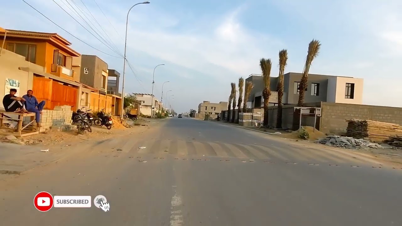 4K street view | Karachi do darya luxurious house in DHA phase viii | Video part #1 | #1subscribers