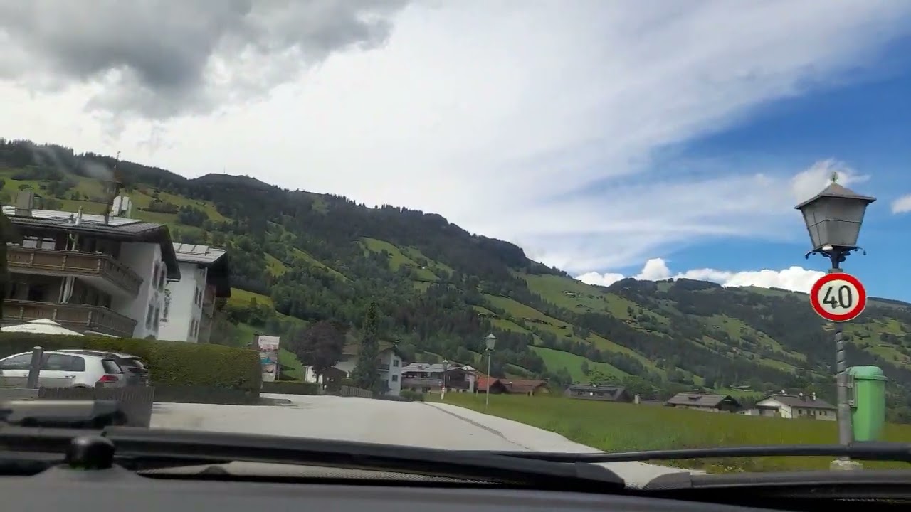 Autofahrt, Westendorf, Brixental, Tirol, Austria