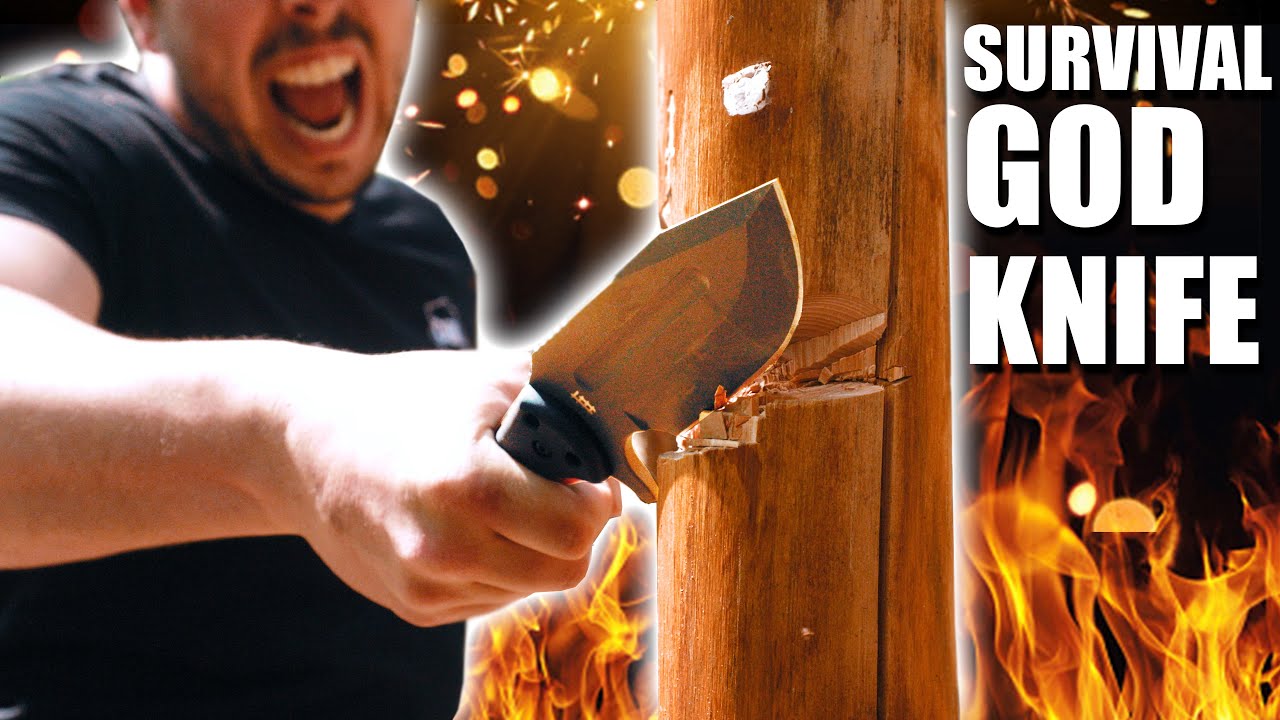Best Survival Knife of 2023!? Ka-bar Killer... Half Breed Blades Large Bush Knife