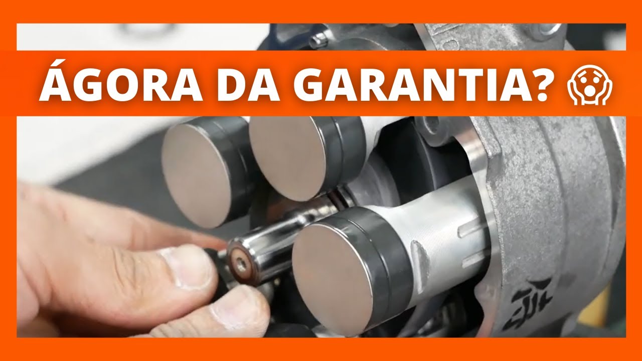 Revisão de um compressor denso do ar condicionado automotivo da Toyota