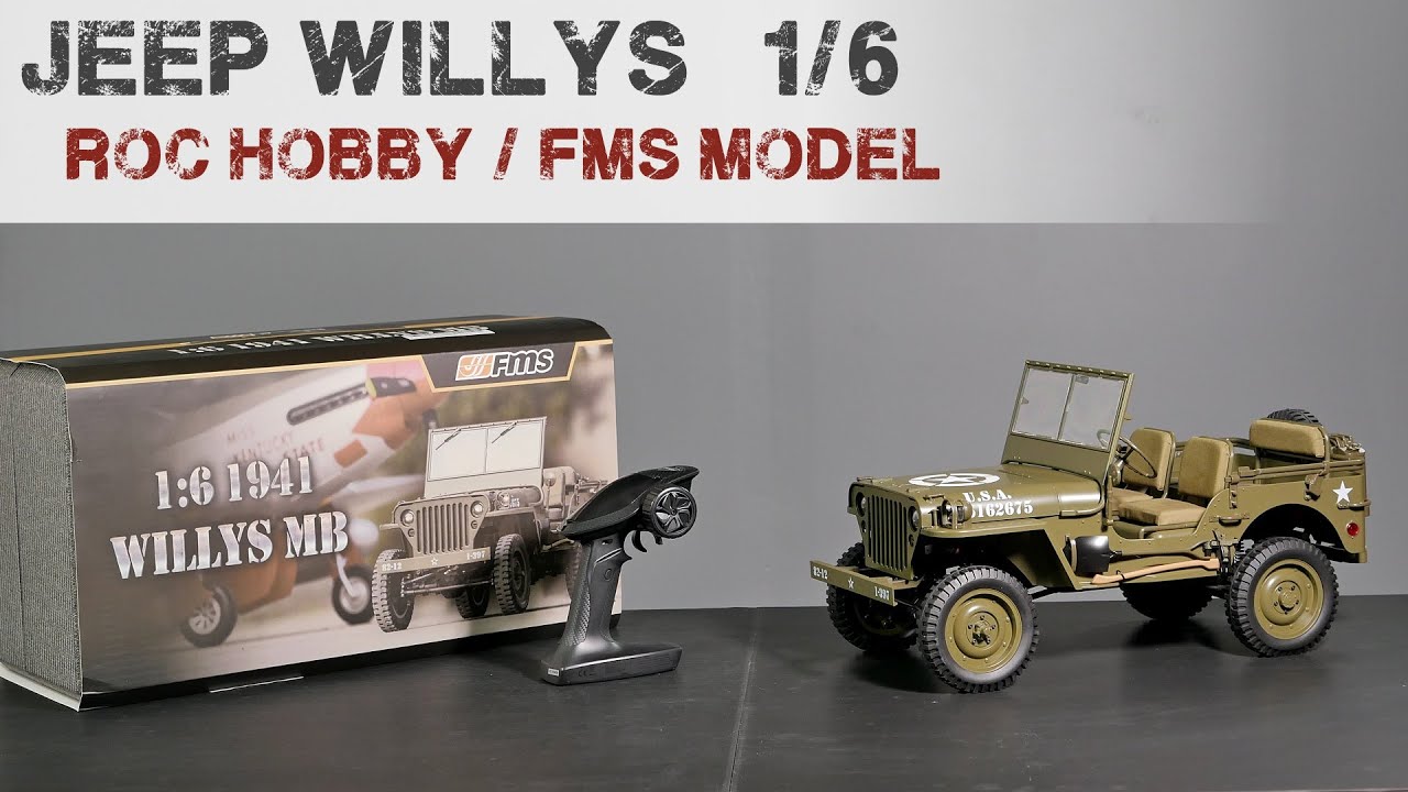 Jeep Willys 1/6 - RocHobby / FMS Model