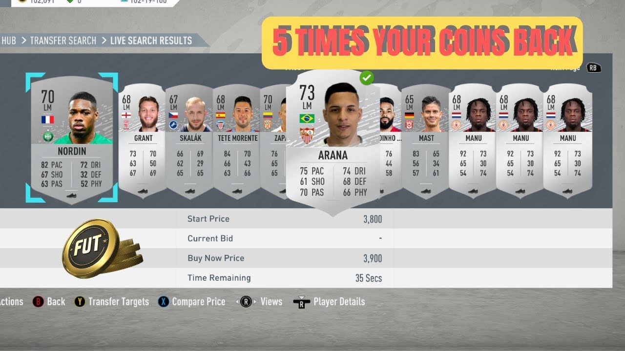 FIFA 20 - Low Budget Silver Player Trading Filter!!! (FIVE TIMES YOUR INVESTMENT)