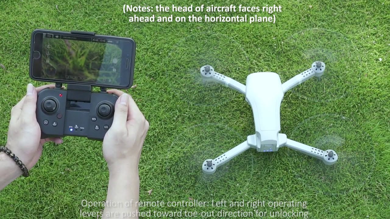 4DRC F3 GPS Drone operating instructions video
