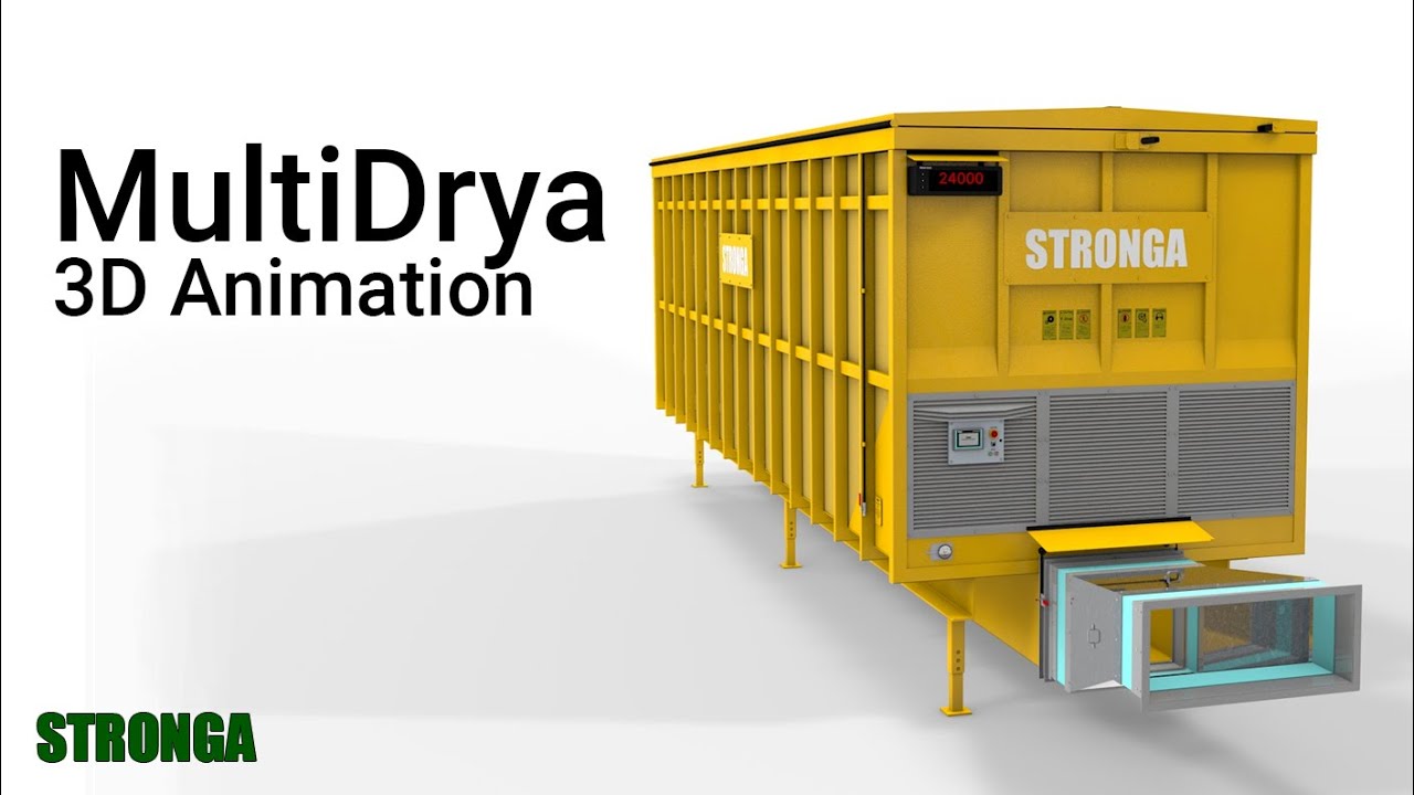 MultiDrya; Mehrzweck-Trockner für RDF, Hackschnitzel, Gülle & vieles mehr