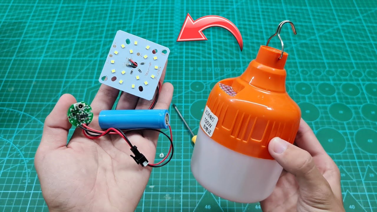 Bóng đèn tích điện mua trên Shopee và cái kết