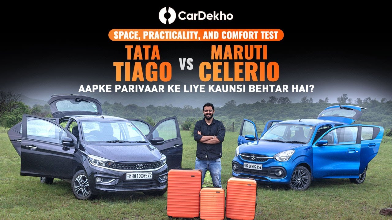 Maruti Celerio против Tata Tiago | Сравнение простора, практичности и комфорта | Какой хэтчбек лу...