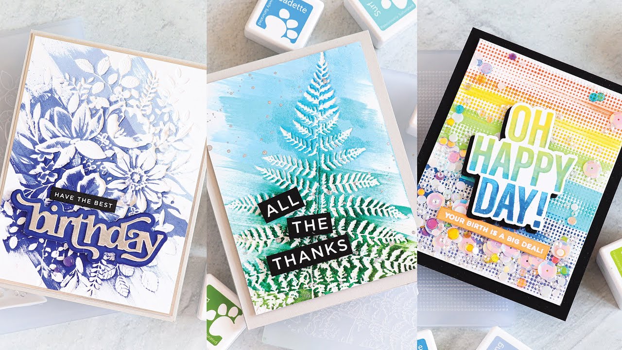 MUST TRY Technique with Ink Cubes! Studio Monday with Nina-Marie