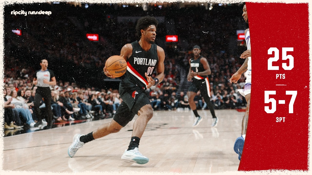 Scoot Henderson Goes 5-7 From Three In Win Over Jazz | Portland Trail Blazers | March 13, 2026