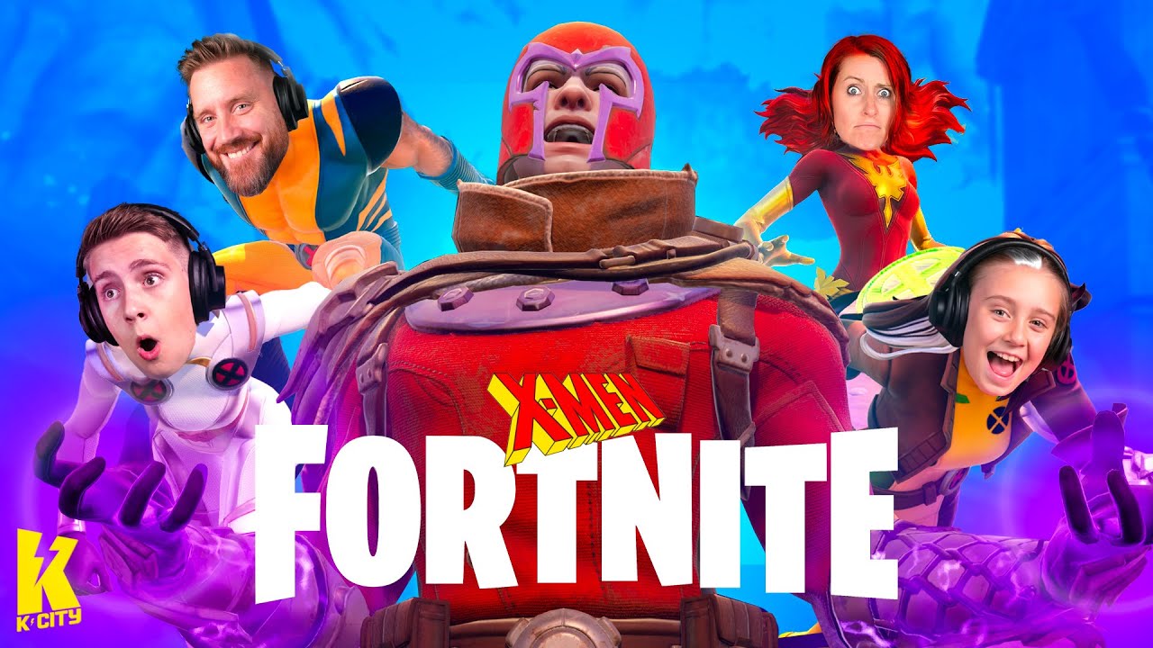 X-Men Challenge in FORTNITE (Free Magneto!)