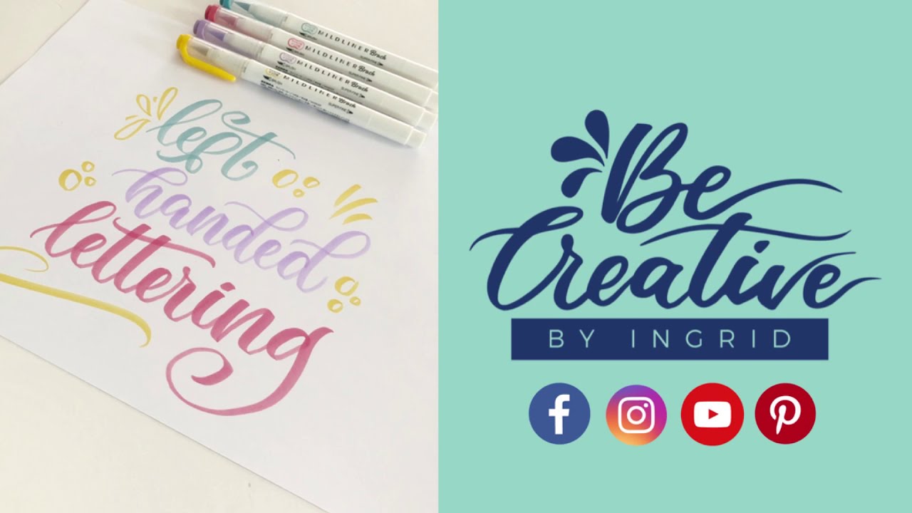 Lettering para ZURDOS tips y recomendaciones