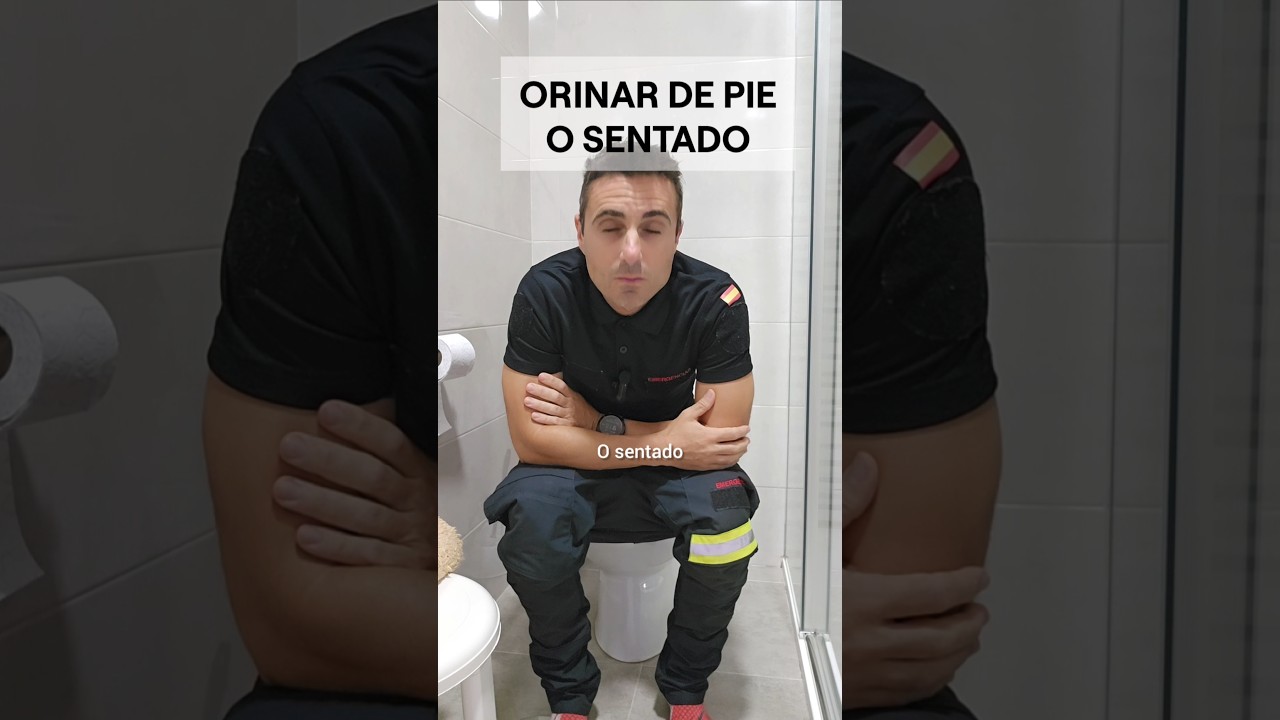 Orinar de pie o sentado. #curiosidades #supervivencia #sabiasque