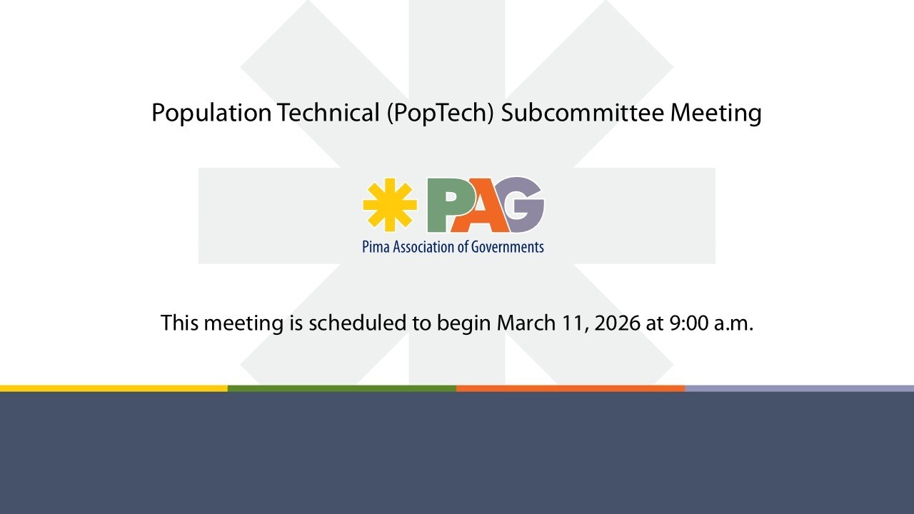 Population Technical Subcommittee (PopTech) Meeting - March 11, 2026, 9:00 a.m.