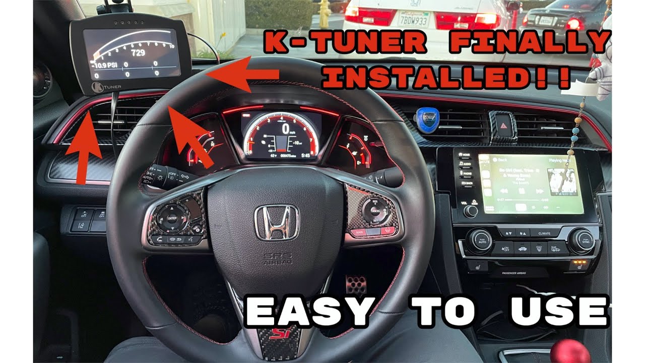Installing Ktuner on my 10th Gen Civic Si.