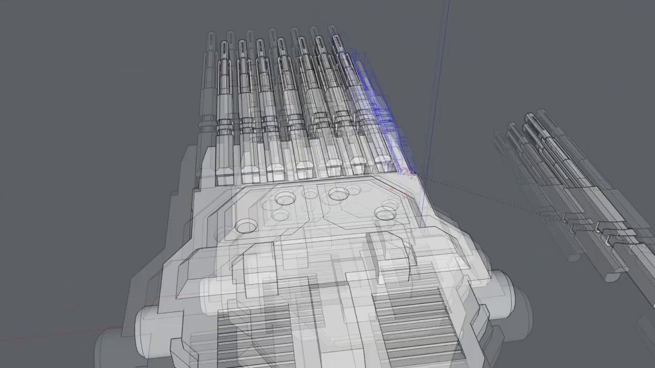 SketchUp Modeling - Zeus Beam Turret P1