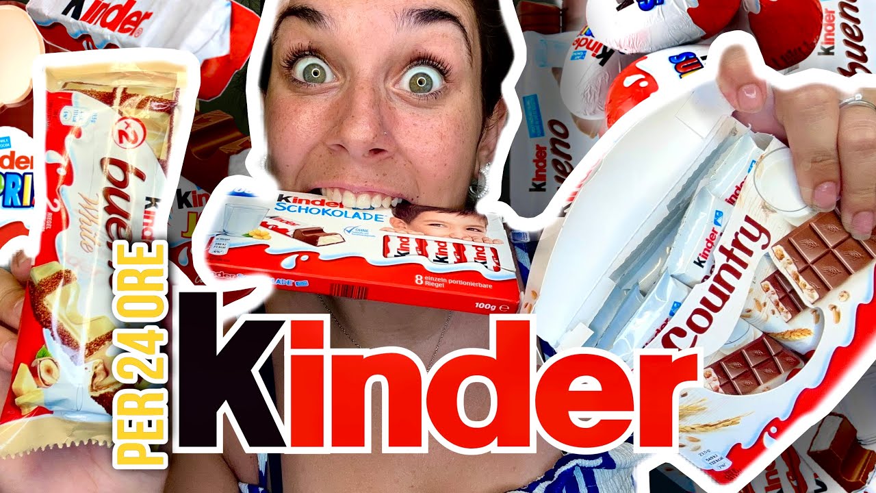 MANGIO Solo Cose Della KINDER Per 24 ORE