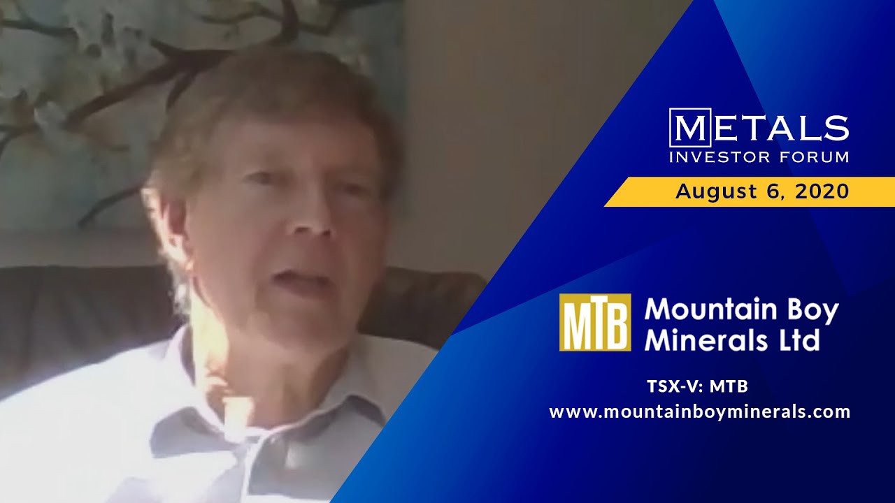 Lawrence Roulston, CEO of Mountain Boy Minerals presents at the Metals Investor Forum on August 6th.