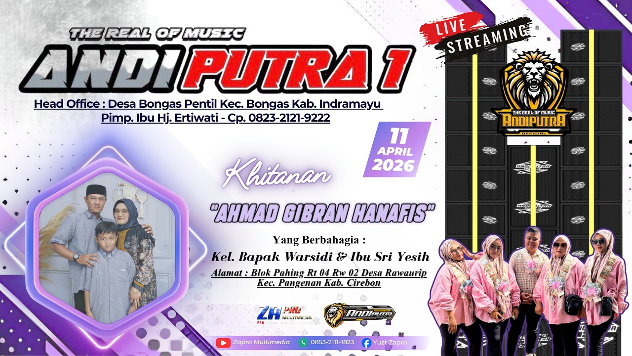 🔴 LIVE ANDI PUTRA ONE | BLOK PAHING DESA RAWAURIP KEC. PANGENAN KAB. CIREBON | SABTU, 11 APRIL 2026