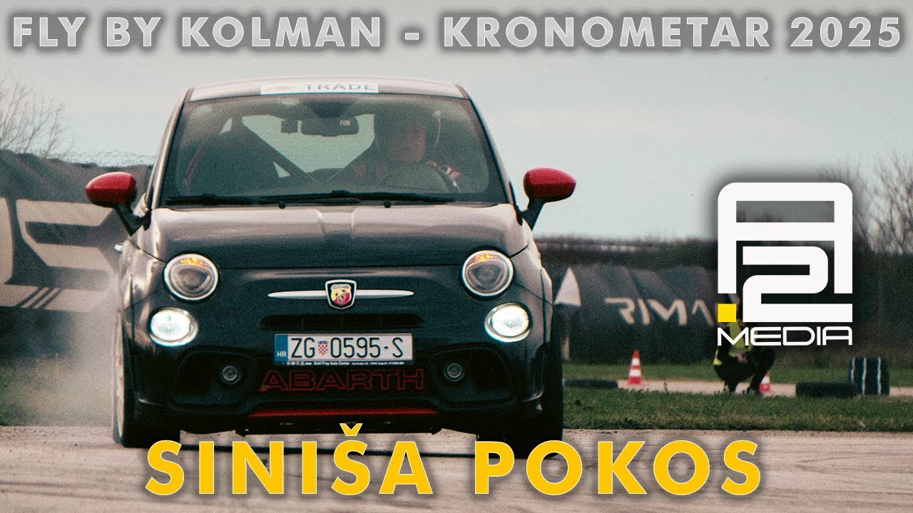 Sini&scaron;a Pokos - Abarth 500 - 3. SUPERSLALOM Fly By Kolman