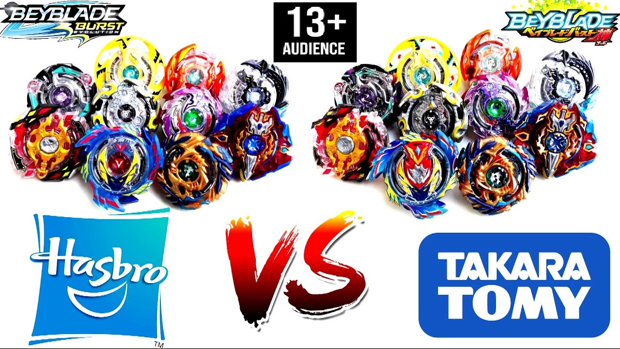 (13+) BRANDS BATTLE: SwitchStrike VS God -HASBRO vs TAKARA TOMY- BEYBLADE BURST EVOLUTION GODベイブレード神