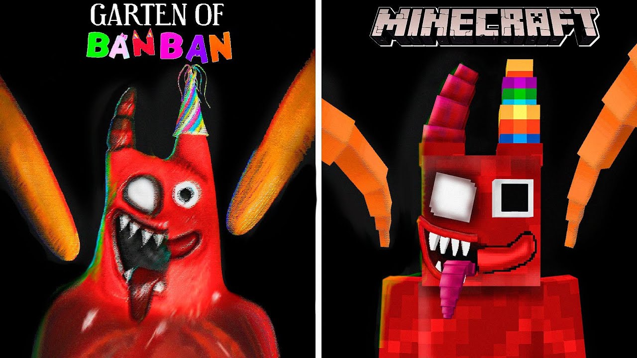 Criei o TRAILER de GARTEN OF BAN BAN 3 No Minecraft