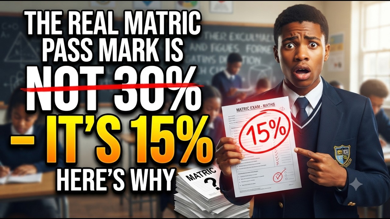 The Real Matric Pass Mark Is Not 30% &mdash; It&rsquo;s 15%  Here&rsquo;s Why