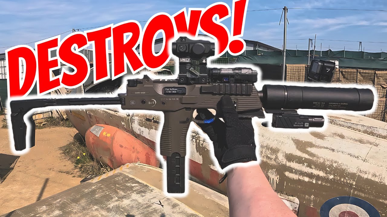 This Airsoft MP9 DESTROYS! | KWA MP9 GBB Gameplay