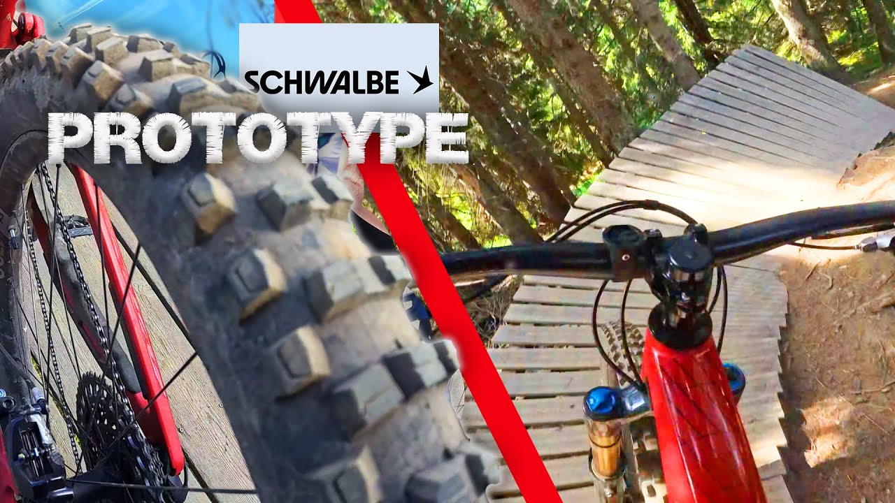 UN PNEU DE MOTOCROSS SUR MON VTT !!!  ( BIKE PARK DES SAISIES )