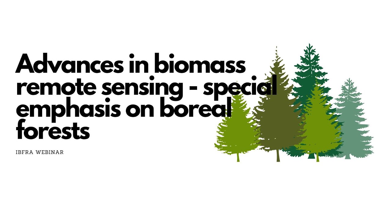 IBFRA Webinar - Advances in biomass remote sensing - special emphasis on boreal forests