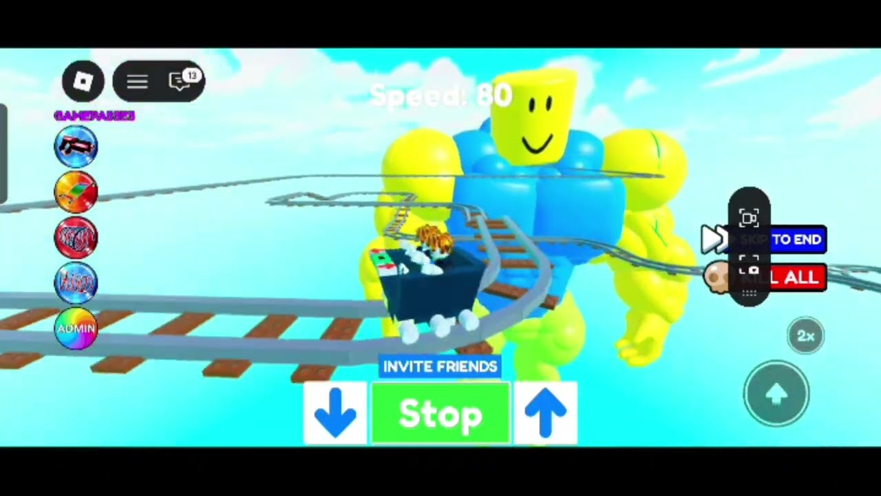 Cart Ride in Roblox #trending #roblox #viral 
