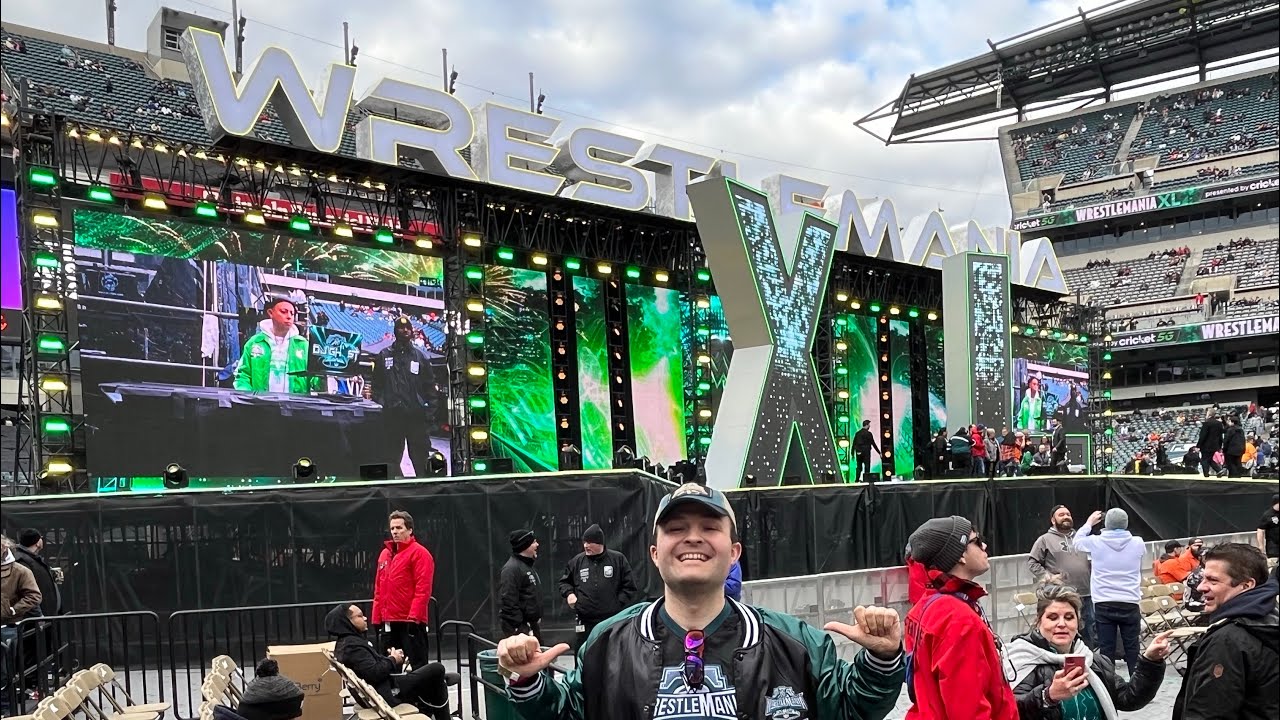 The WWE WrestleMania 40 XL Trip Episode 14 Taking our seats for WrestleMania 40 XL Night 1 Part 1