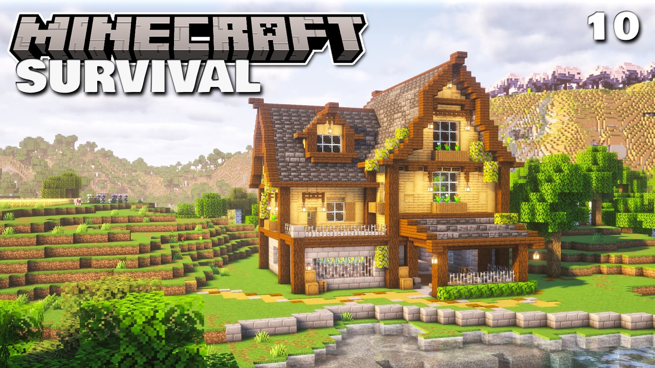 A Baby Piglin Stole My Netherite! (plus building a beautiful Minecraft workshop)