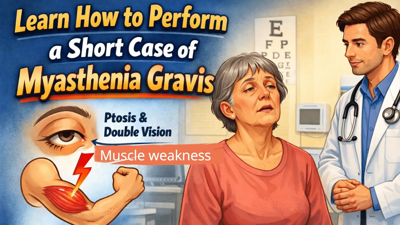 Myasthenia Gravis. (Examination of the patient)
