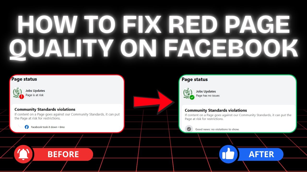 Fix Facebook Page Red Quality to Green (2026) | Step-by-Step Official Appeal Method