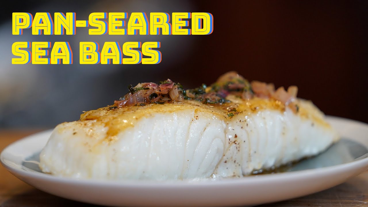 How To Pan Sear Sea Bass | Delicious, Fresh Sea Bass Recipe | Best Sea Bass Dish