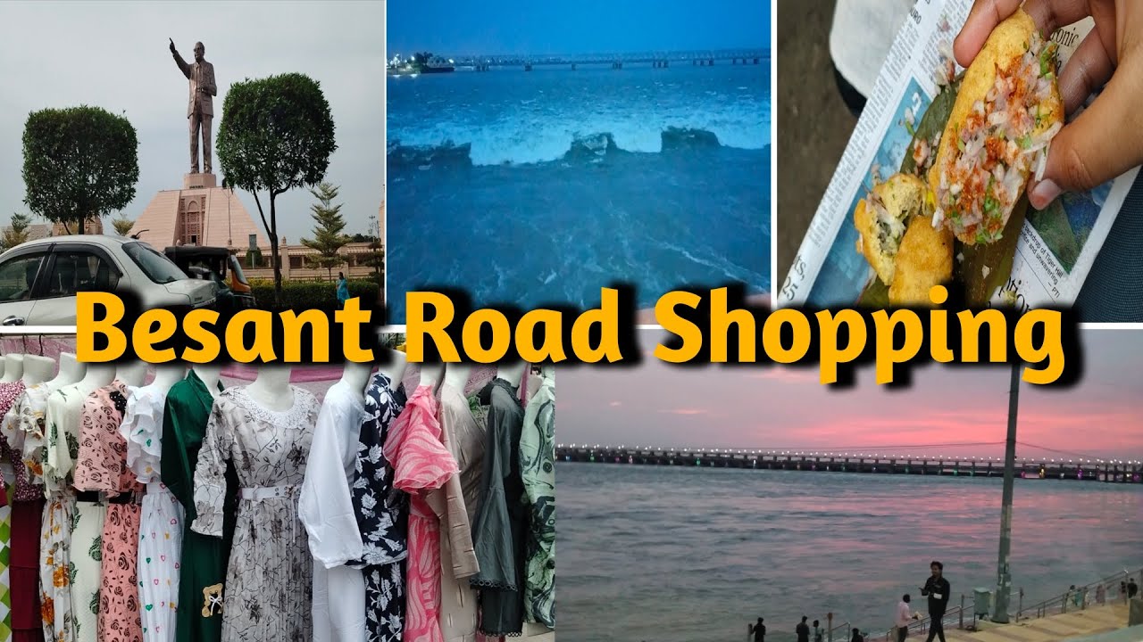 Besant Road Vijayawada | Street Shopping 