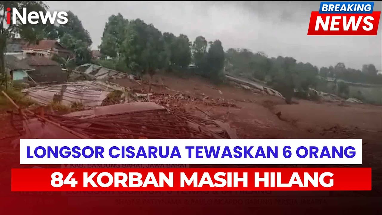 Tragedi Longsor Cisarua: Enam Orang Tewas, Puluhan Korban Hilang | Breaking News