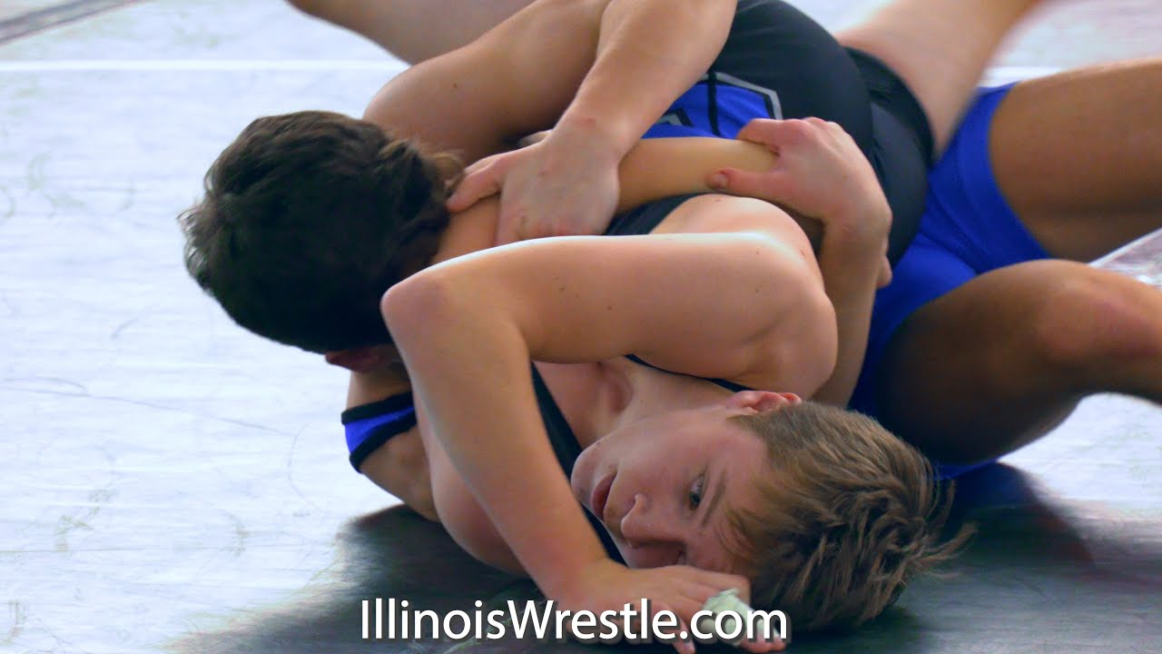 113 – Logan Harel {G} of Cadott WI vs. Reid Sawyer {R} of New Lisbon WI