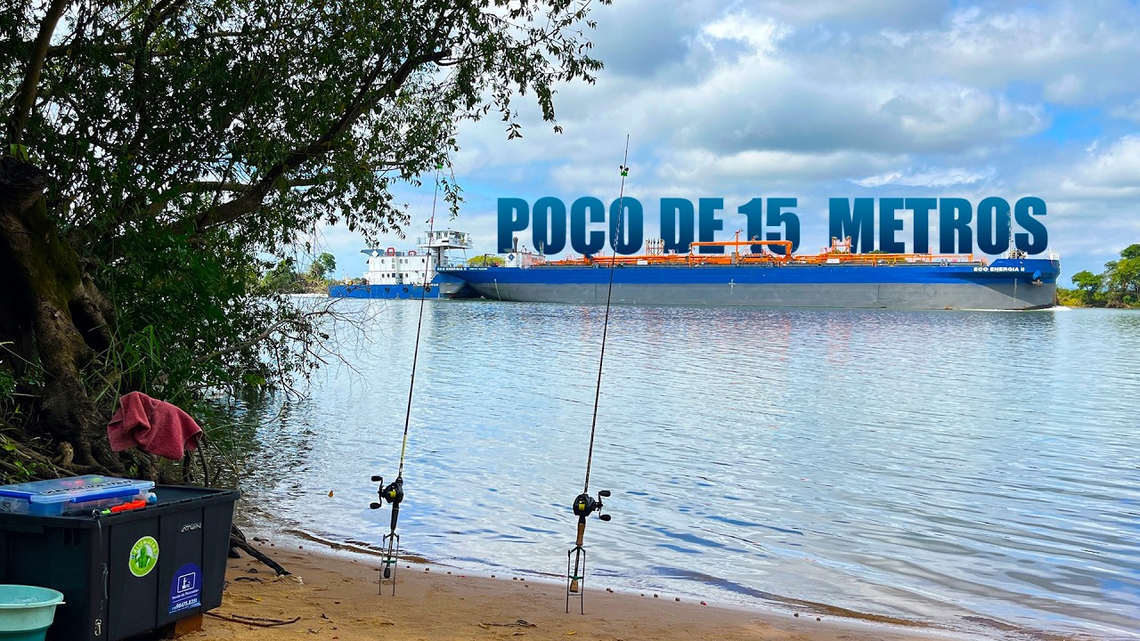 PESCAMOS NUM POÇO DE 15 METROS  -  DEU PEIXE DEMAIS !    Rio Jacuí/RS