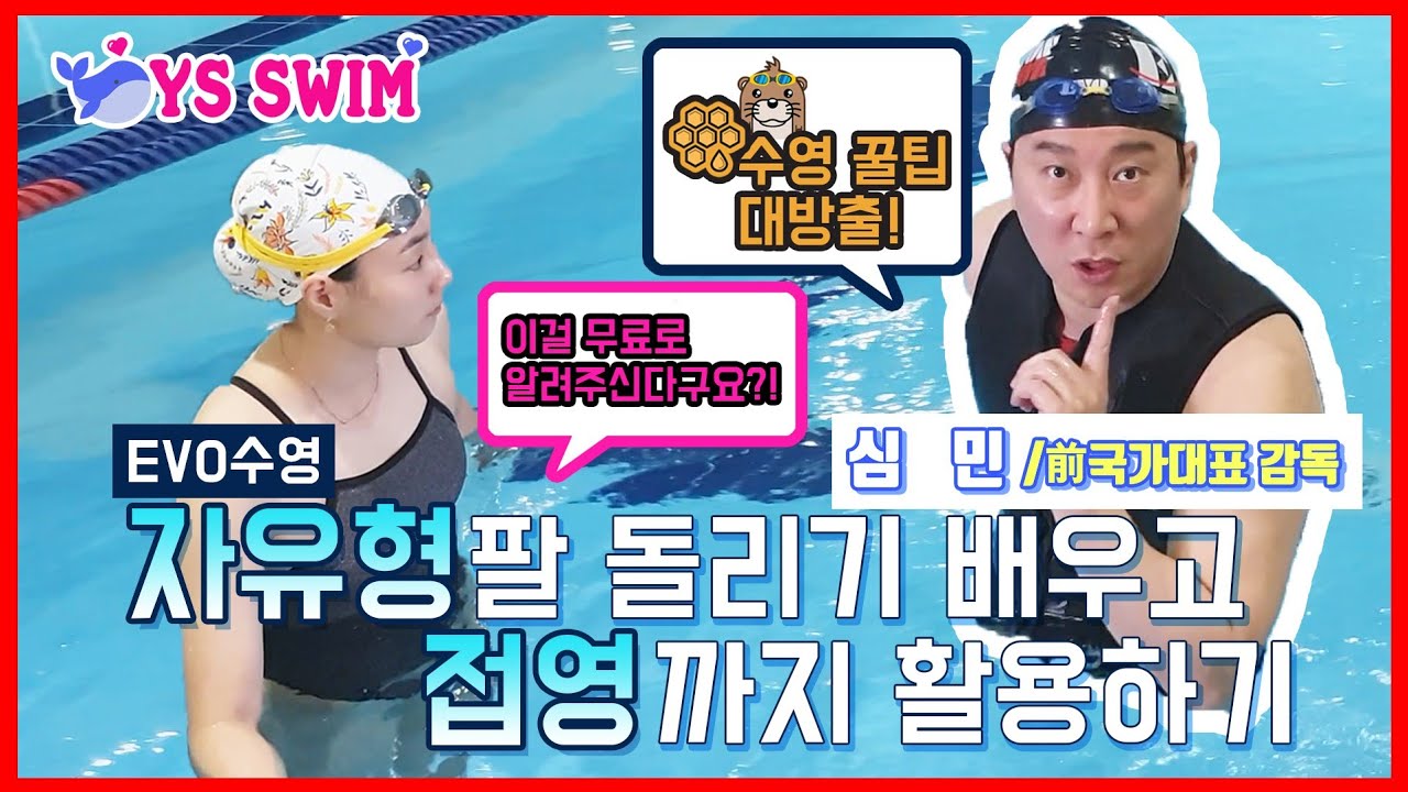 자유형 팔돌리기 배우고 접영까지 활용하기 ■전 수영 국가대표 심민감독 -수영의 달인을 찾아서 2화-