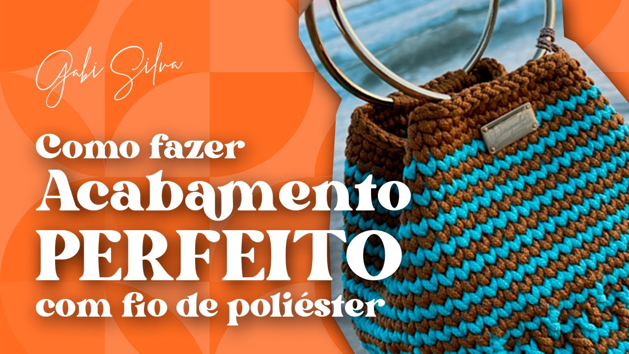 Como Fazer Acabamento Perfeito com Fio de Poliester