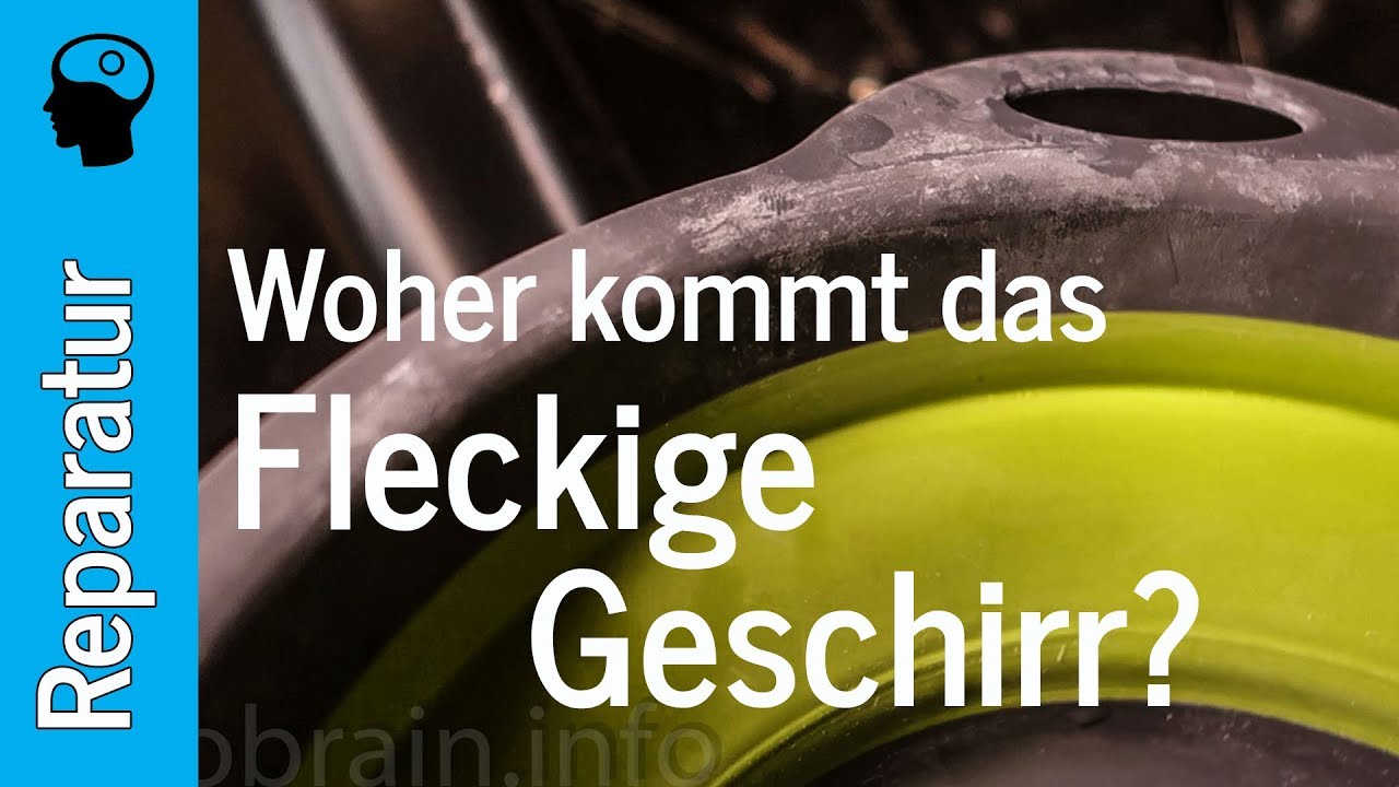 Fleckiges Geschirr aus der Spülmaschine?