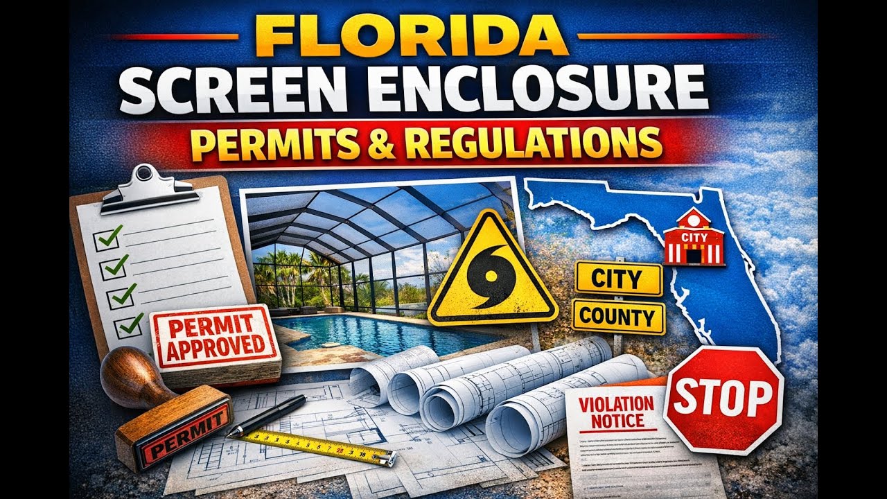 Understanding Florida’s screen enclosure regulation and permitting process