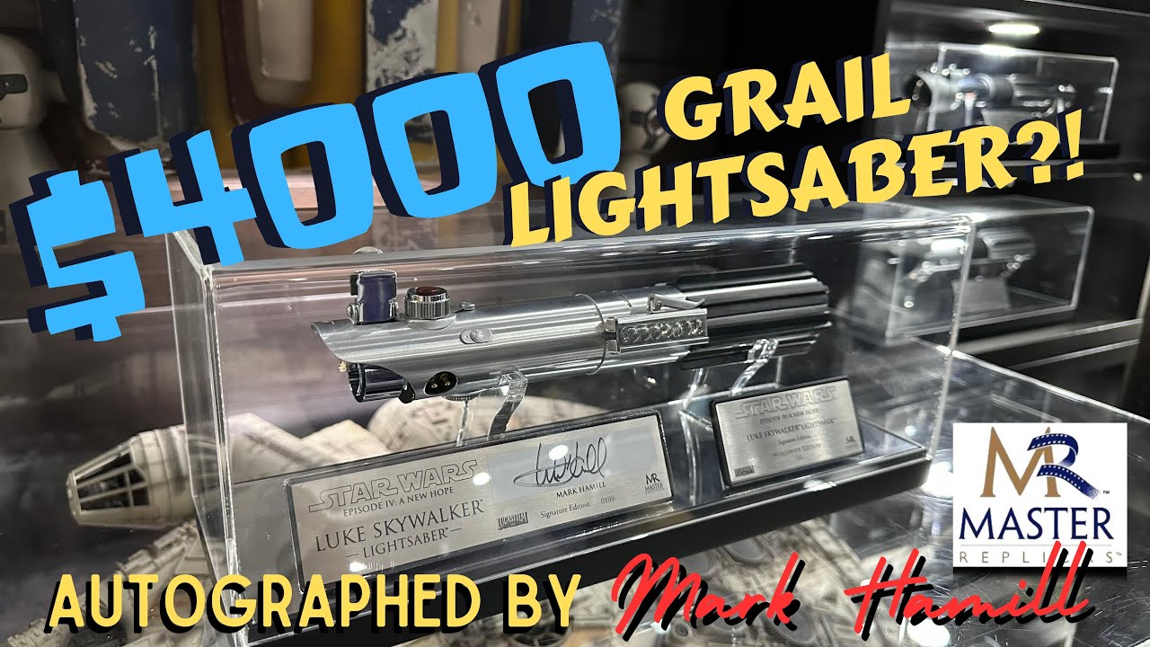 $4000 Luke Skywalker Lightsaber SIGNED by Mark Hamill