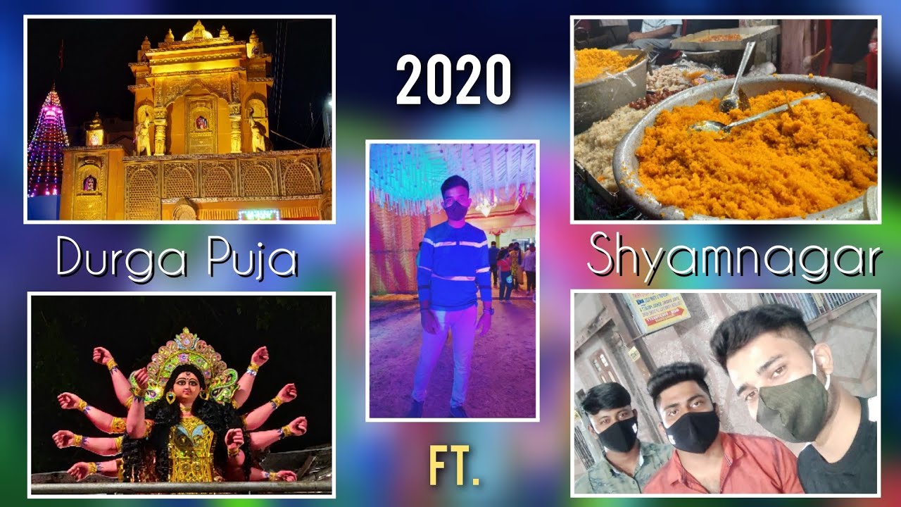 Durga Puja 2020 ft. Shyamnagar | BikeRide, NightTour 💗 Fun,Friends,Family | By Mr. Skyle