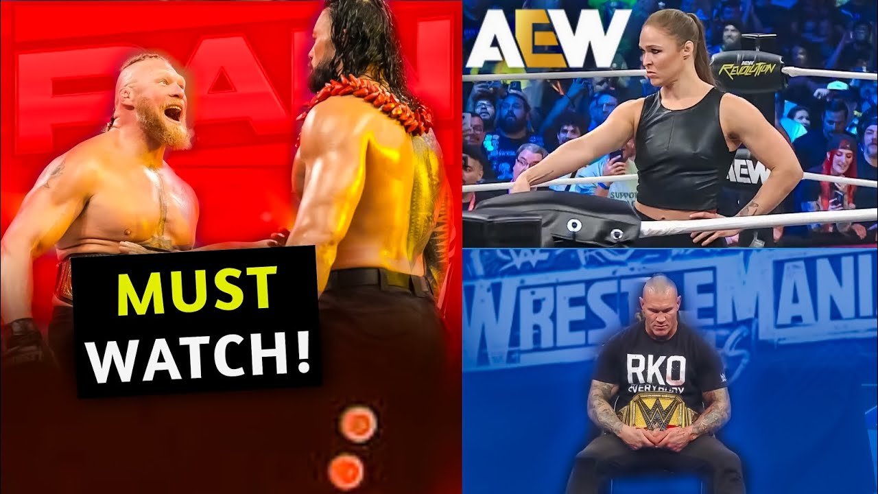 😱Roman Reigns & Brock Lesnar ON MUST WATCH RAW🔥| Ronda Rousey AEW😵| Randy Orton HEEL TURN REASON❓WWE