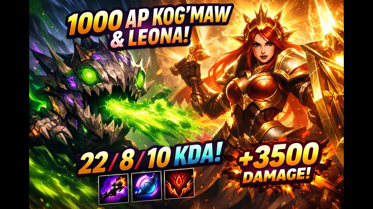 AP Kog'Maw İLE 4 V 5 OYNADIK.. FF Vermek zorunda kaldılar !!( League Of Legends )