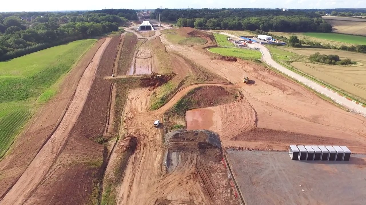 HS2 Route Kenilworth to Burton Green - August 2023