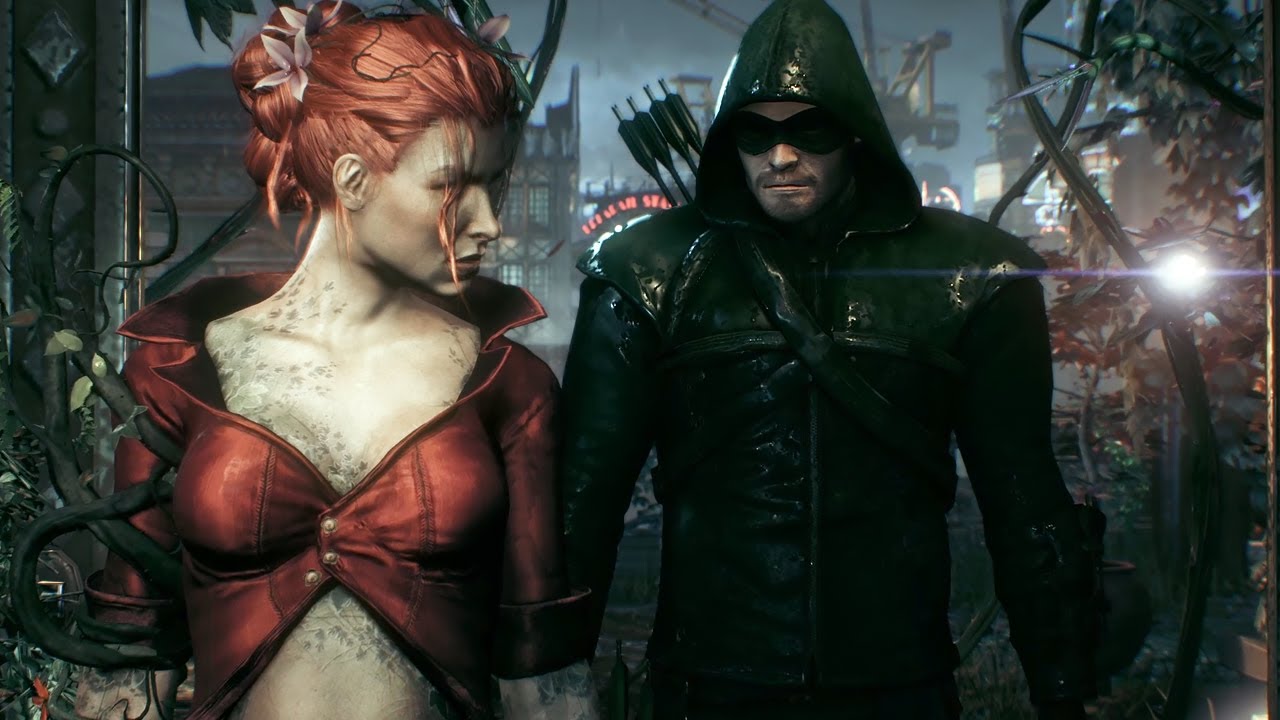 Green Arrow meets Poison Ivy! - Batman: Arkham Knight (mod)