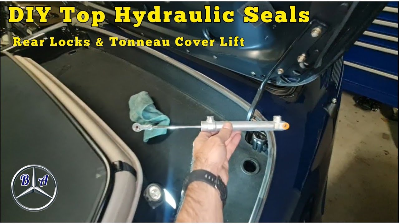 R129 Top Hydraulics: Tonneau Cover Lift & Rear Locks