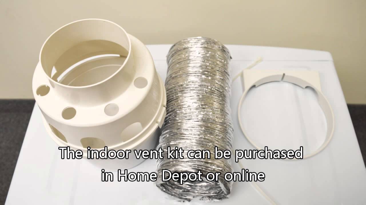 Panda Portable Dryer Venting system Installation